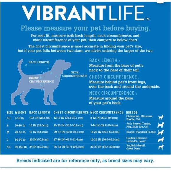 Vibrant Life Size Medium Quilted Dog Vest Sherpa Jacket Red/Pink Velcro - Picture 7 of 7